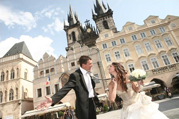 Свадебная церемония в Праге